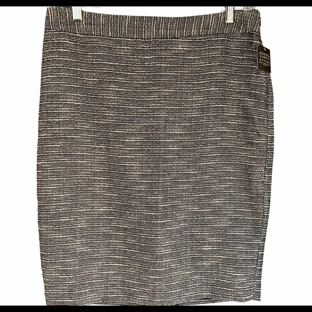 **NEW Simply Styled Tweed Career Pencil Skirt